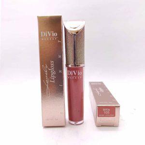 دیویو رژ مایع شاین دار شماره105 divio liquid shine lip stick 105