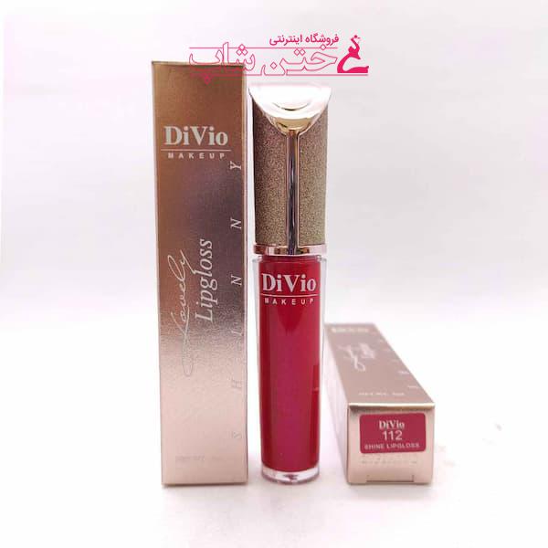 دیویو رژ مایع شاین دار شماره112 divio liquid shine lip stick 112